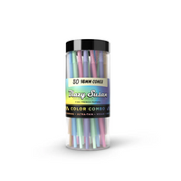 blazy susan 50 pack mm assorted color combo pre rolled cones in pink blue unbleached green and blue bliss shop chicago8