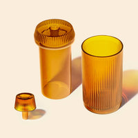 nwtn home deco gravity bong in honeycomb golden yellow bliss shop chicago