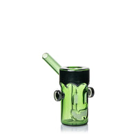 mj arsenal hammer style frankenbubbler with green boro glass with frankenstein face bliss shop chicago