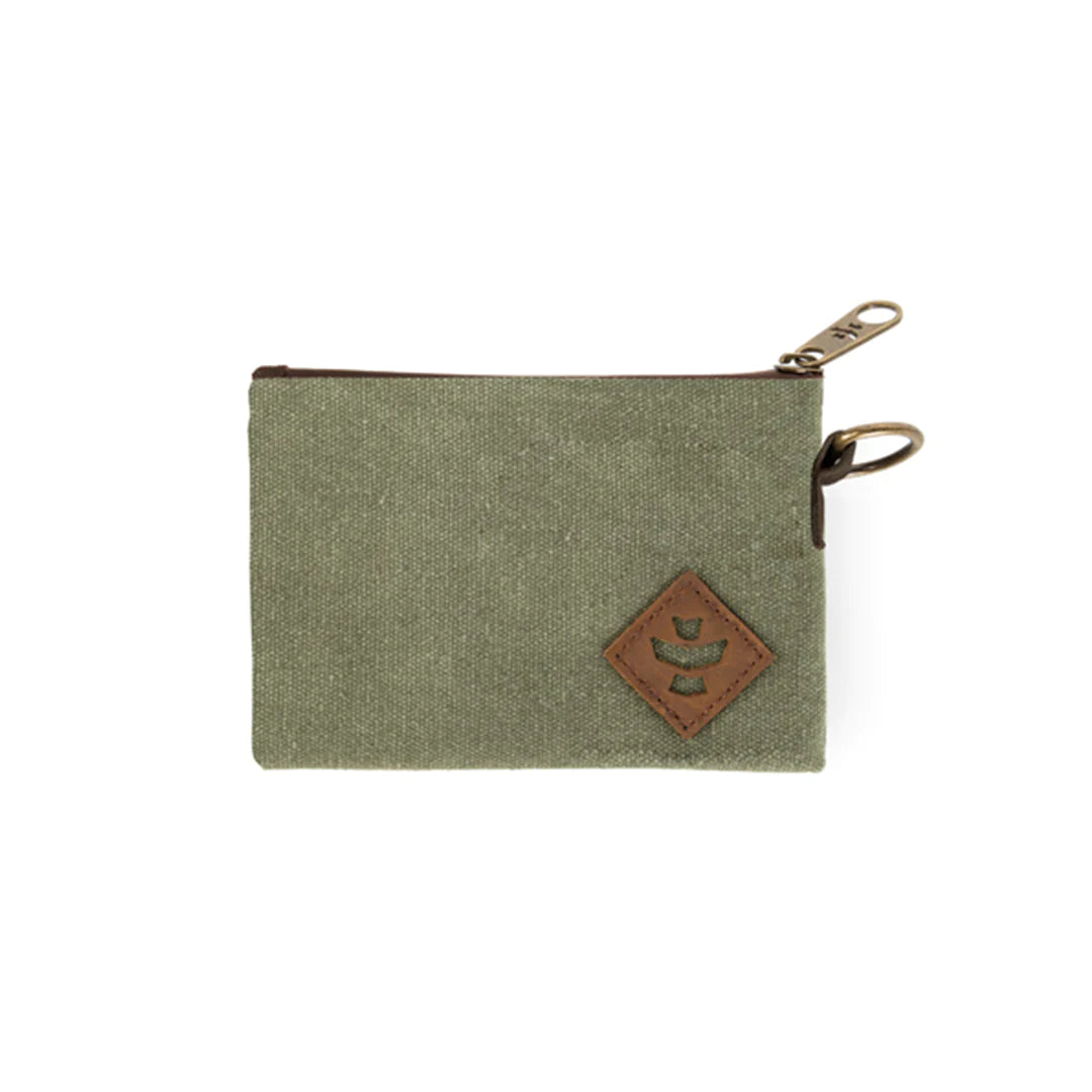 revelry mini broker smell proof stash bag sage green bliss shop chicago