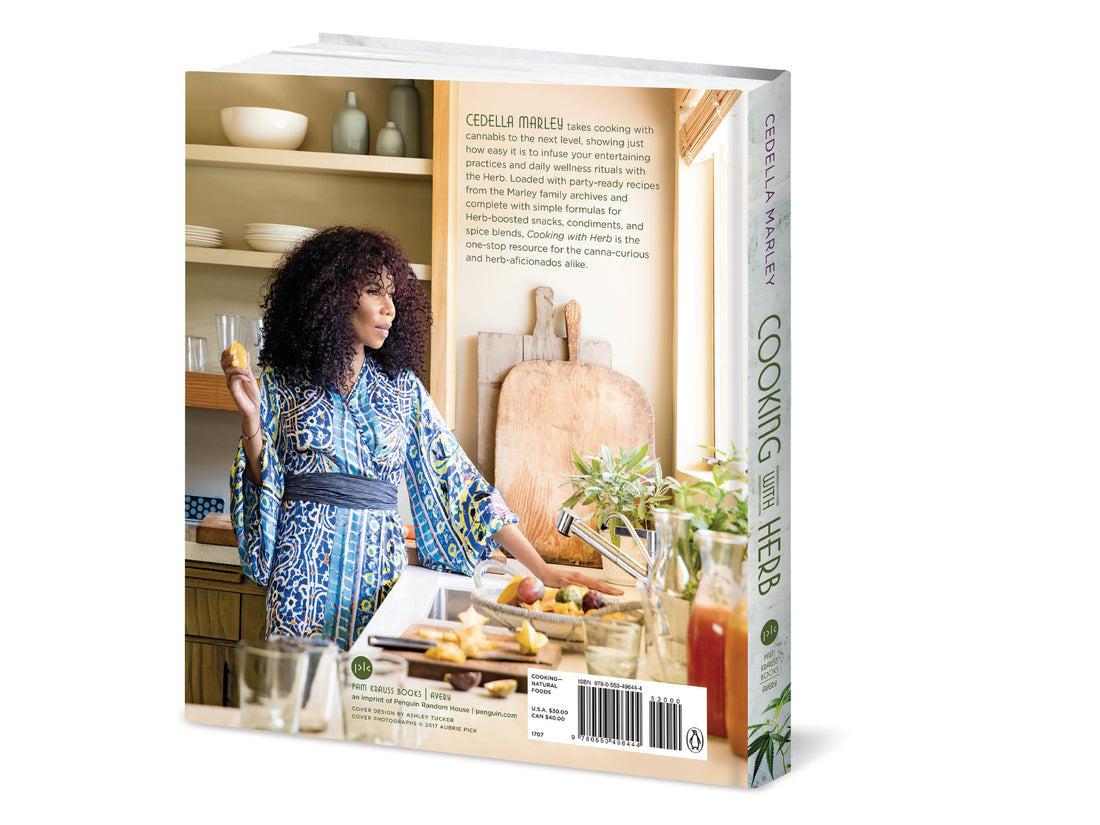 cooking with herb by cedella marley cannabis cookbook and recipe book bliss shop chicago