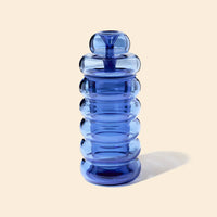 nwtn home bolla 3 piece gravity bong in lapis blue bliss shop chicago