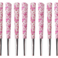 98 mm Beautiful Burns pre roll cones with pink flower and butterfly design bliss shop chicago