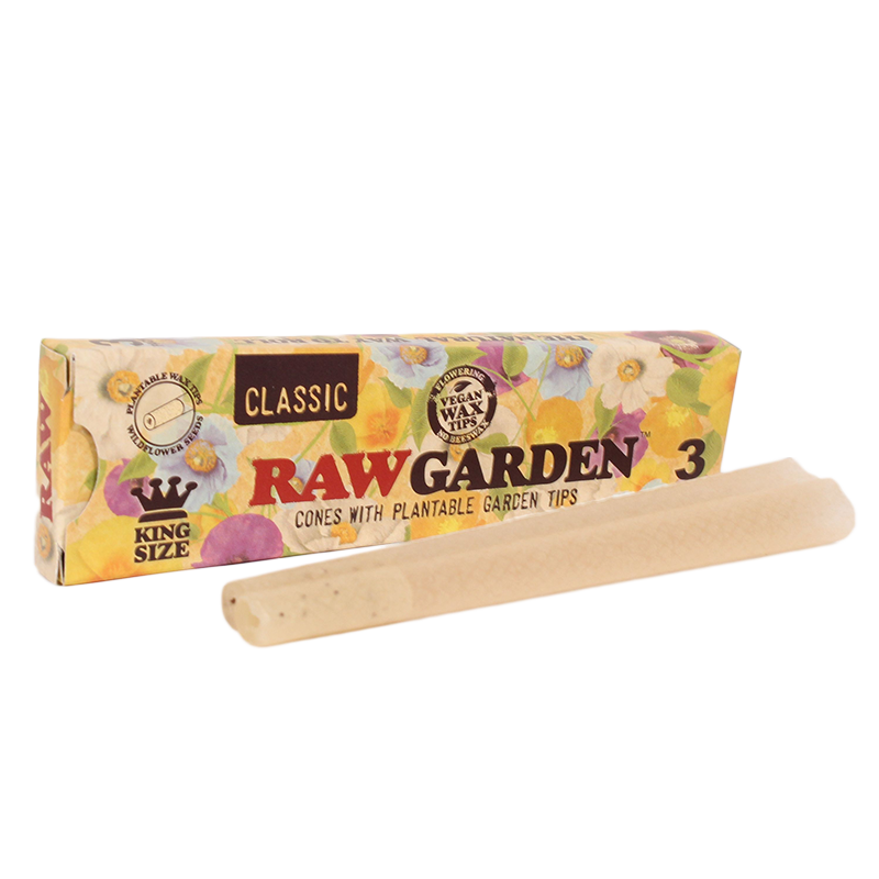raw 3 pack king size Garden Cones bliss shop chicago