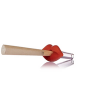 mj arsenal pucker up joint holder red borosilicate glass shaped like lips bliss shop chicago