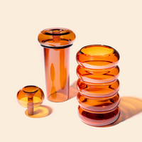 nwtn home bolla 3 piece gravity bong in baltic amber bliss shop chicago