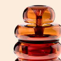 nwtn home bolla 3 piece gravity bong in baltic amber bliss shop chicago