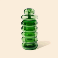nwtn home bolla 3 piece gravity bong in emerald green bliss shop chicago