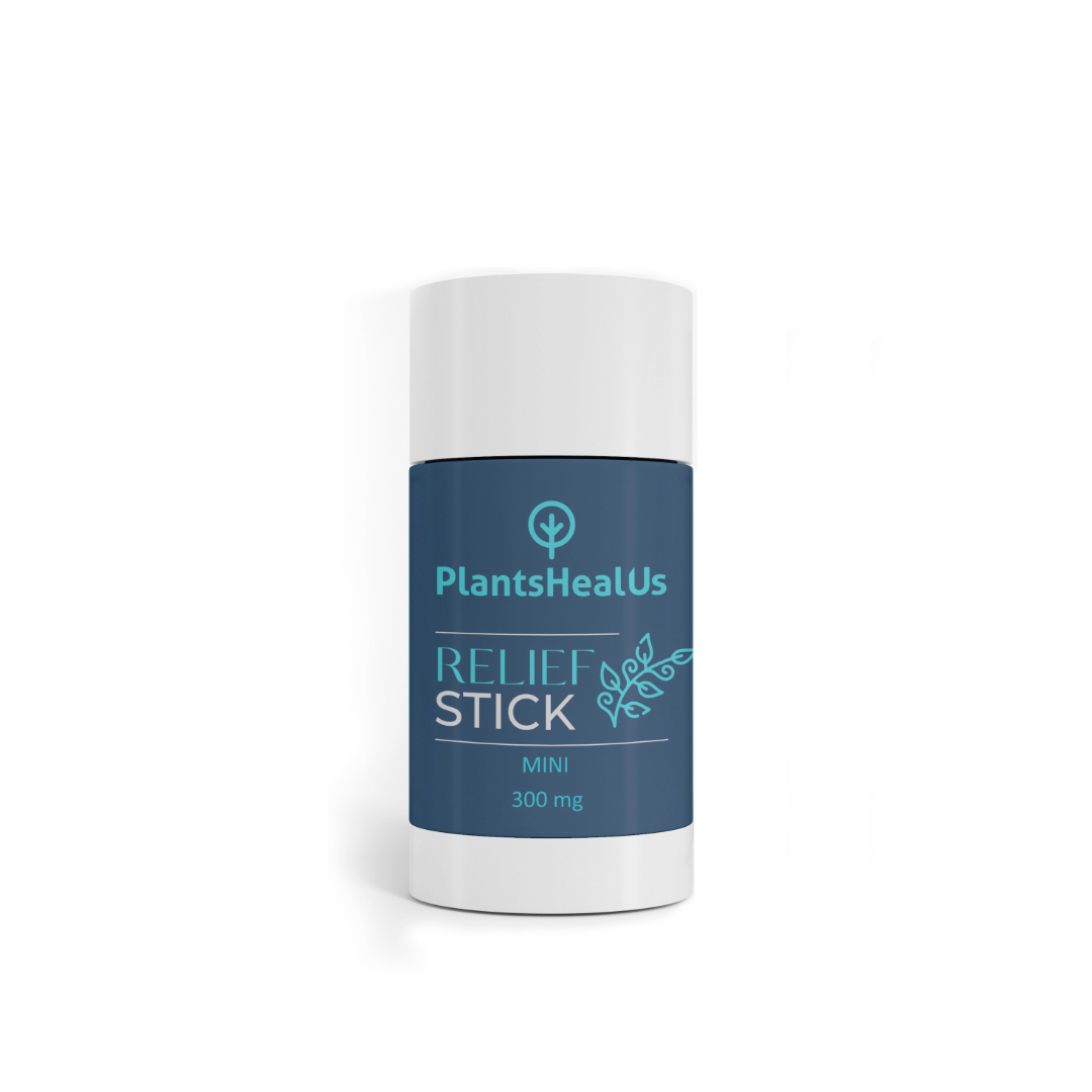 plants heal us mini hemp relief stick 1oz 300mg of cbd roll on balm bliss shop chicago