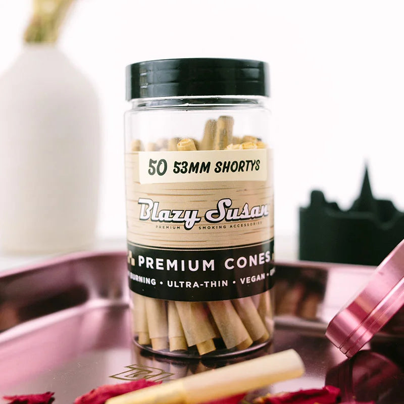 blazy susan unbleached shortys pre roll cones bliss shop chicago