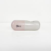 farbod ceramic pink and white chill pill pipe bliss shop chicago