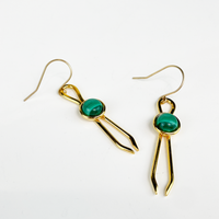 high society collection stoned earrings bliss shop chicago