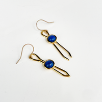 high society collection stoned earrings bliss shop chicago