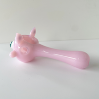 sugarmattys pink hand pipe with pokemon jigglypuff design bliss shop chicago