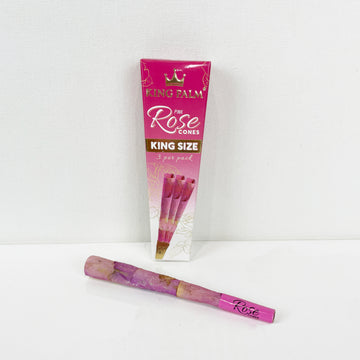 King palm 3 pack rose cones bliss shop chicago