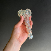 Fumed hammer pipe with bubble texture bliss shop chicago