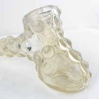 Fumed hammer pipe with bubble texture bliss shop chicago
