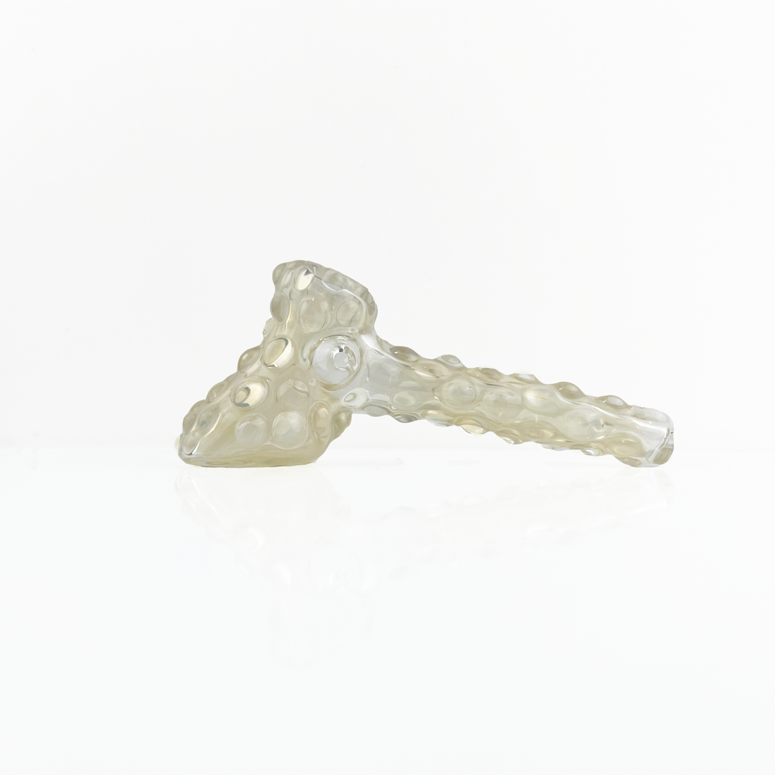Fumed hammer pipe with bubble texture bliss shop chicago