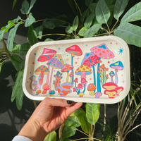 Colorful Mushroom Tray