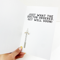smoke signals get well soon greeting card nature's medicine bliss shop chicago