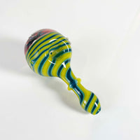 Flower Heady Glass pipe Bliss Shop Chicago
