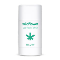 Wildflower CBD Relief Stick in 1 oz 200 mg or 2.5 oz 500 mg