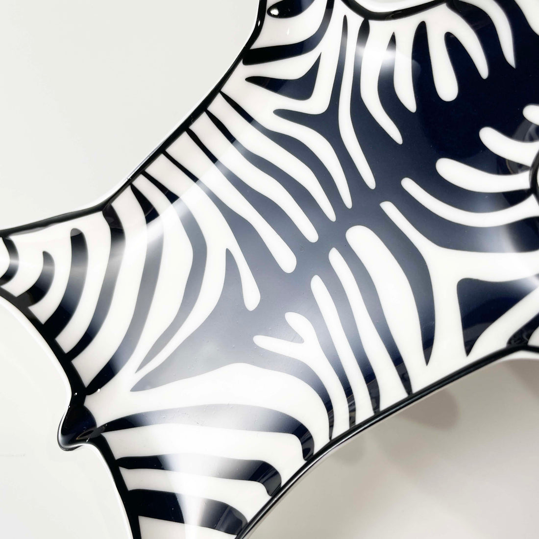 jonathan adler black zebra stacking dish bliss shop chicago