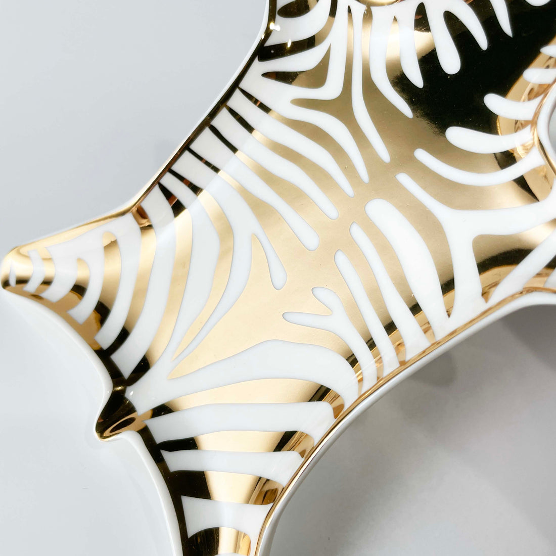 jonathan adler zebra gold stacking dish bliss shop chicago