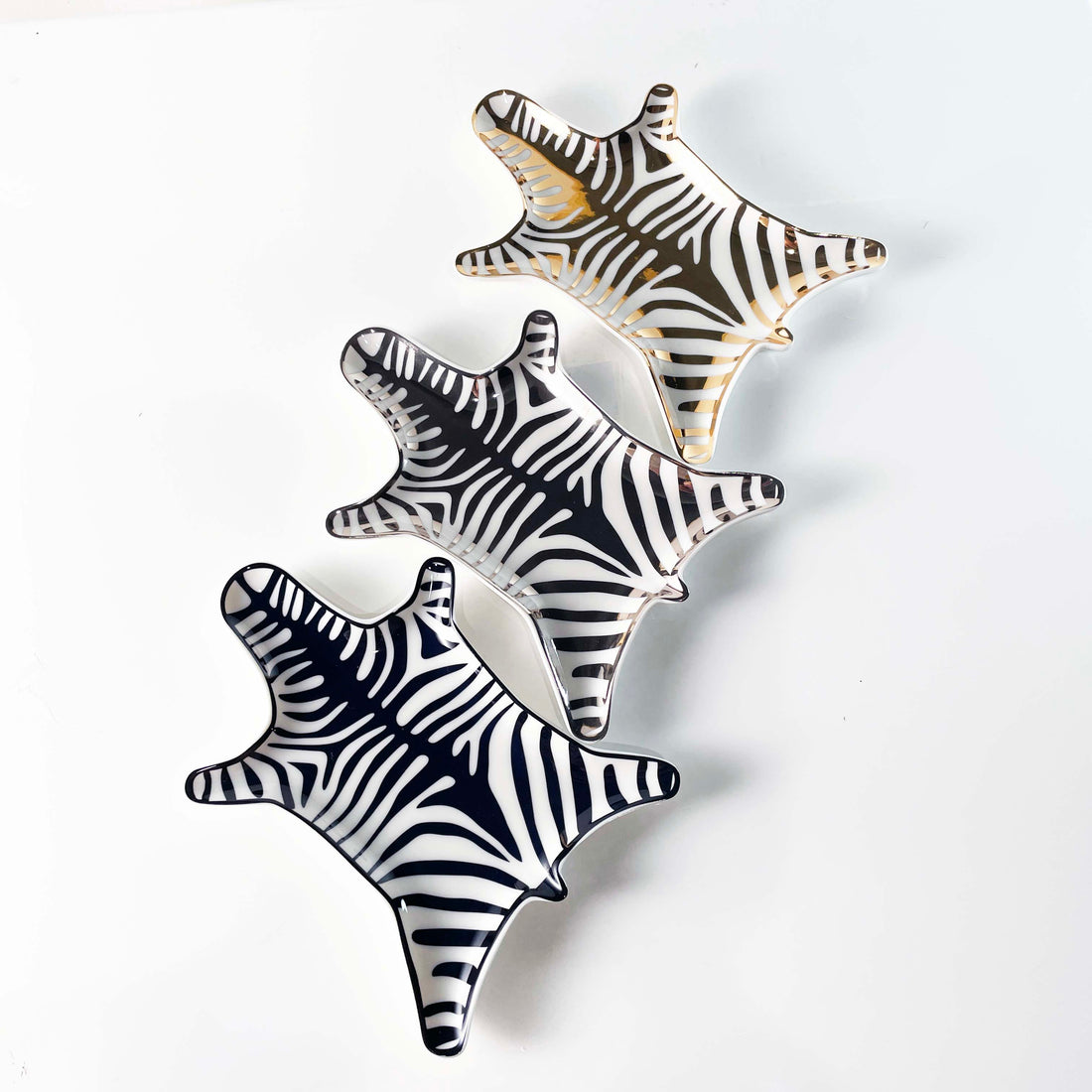 jonathan adler zebra stacking dish bliss shop chicago