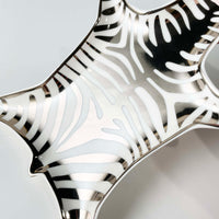 jonathan adler zebra silver stacking dish bliss shop chicago