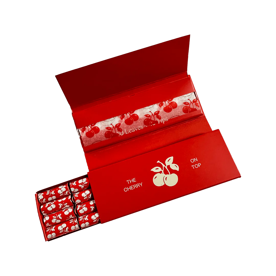 sackville cherry red rolling papers with tips bliss shop chicago