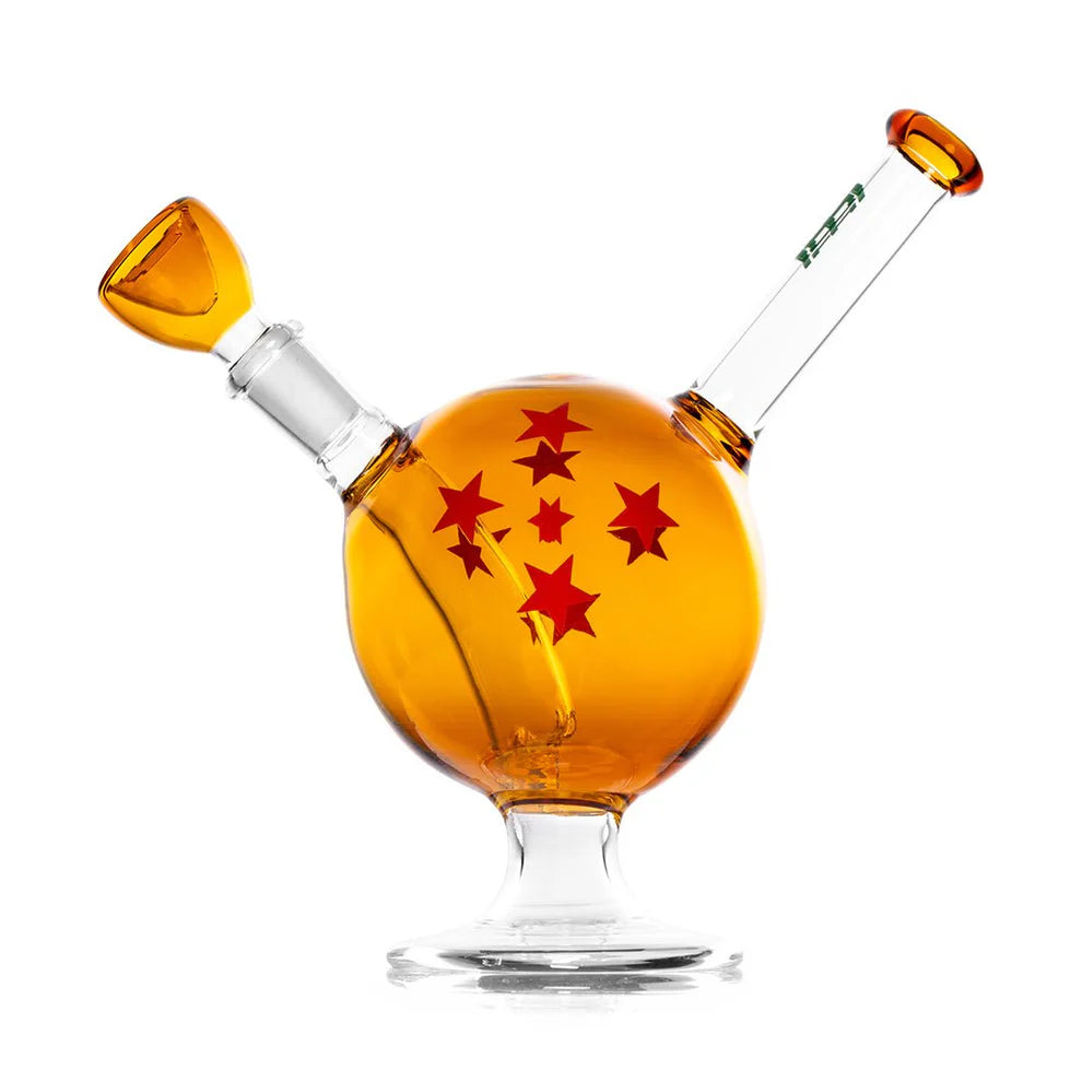 7 inch Hemper dragon ball z orange wish ball bong with red stars bliss shop chicago