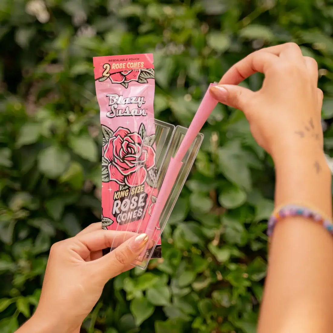 blazy susan king size rose cones rose flavored pre rolled pink cones bliss shop chicago