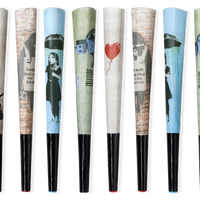 beautiful burns designer cones variety 8 pack 98 mm cones with banksy art work bliss shop chicago