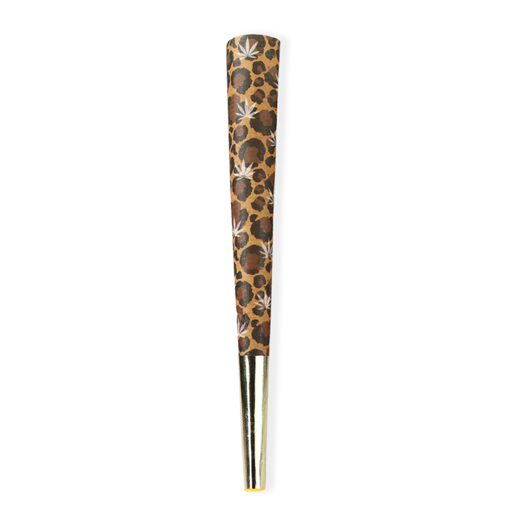 beautiful burns designer cones variety 8 pack 98 mm cones with leopard print bliss shop chicago