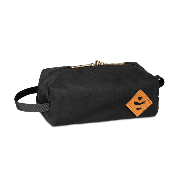 Revelry the cache mini smell and water proof toiletry kit in black bliss shop chicago