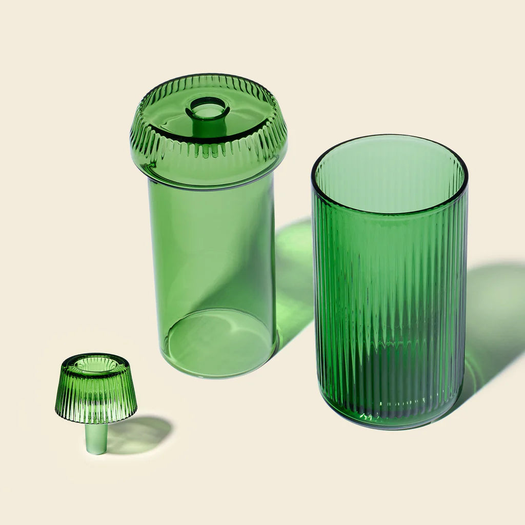 nwtn home deco gravity bong in emerald green bliss shop chicago