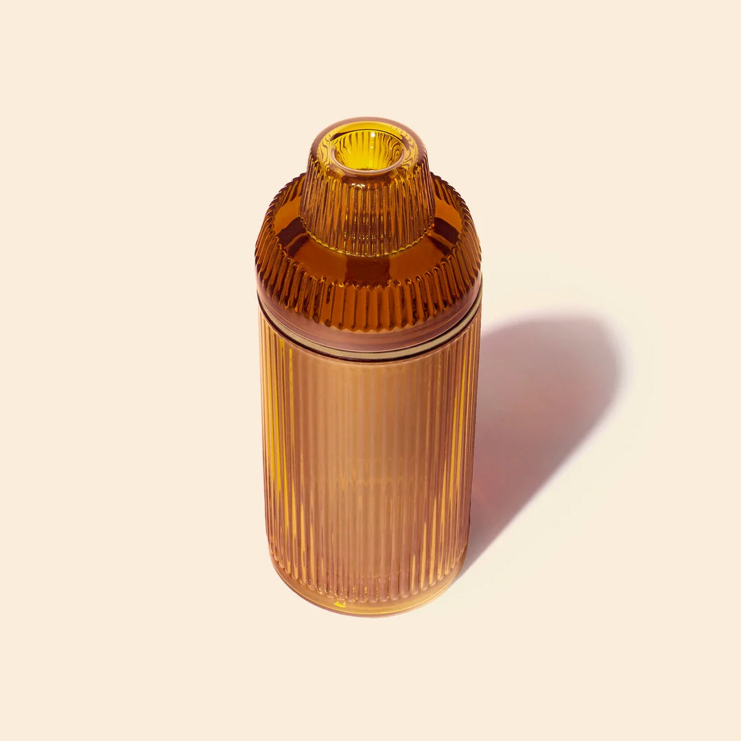nwtn home deco gravity bong in honeycomb golden yellow bliss shop chicago