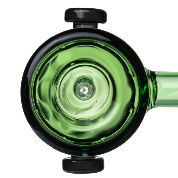 mj arsenal hammer style frankenbubbler with green boro glass with frankenstein face bliss shop chicago