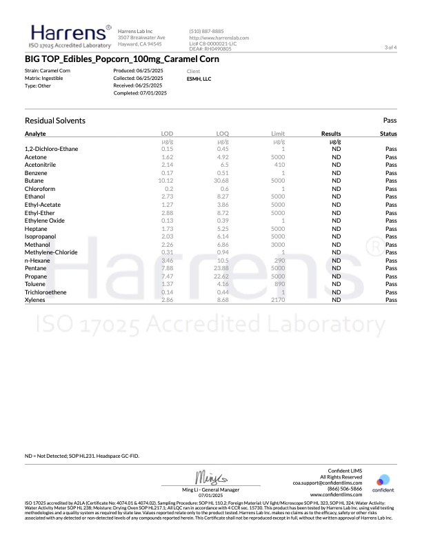 Caramel Popcorn - 100mg D9