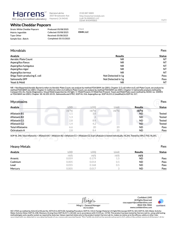 White Cheddar Popcorn - 50mg D9