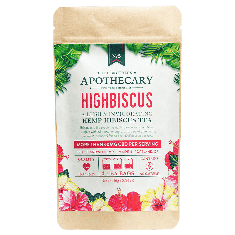 the brothers apothecary highbiscus hibiscus cbd tea bliss shop chicago