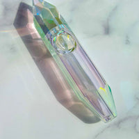 canna style iridescent crystal pipe bliss shop chicago