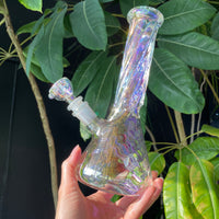 8 inch twisted iridescent beaker bong bliss shop chicago