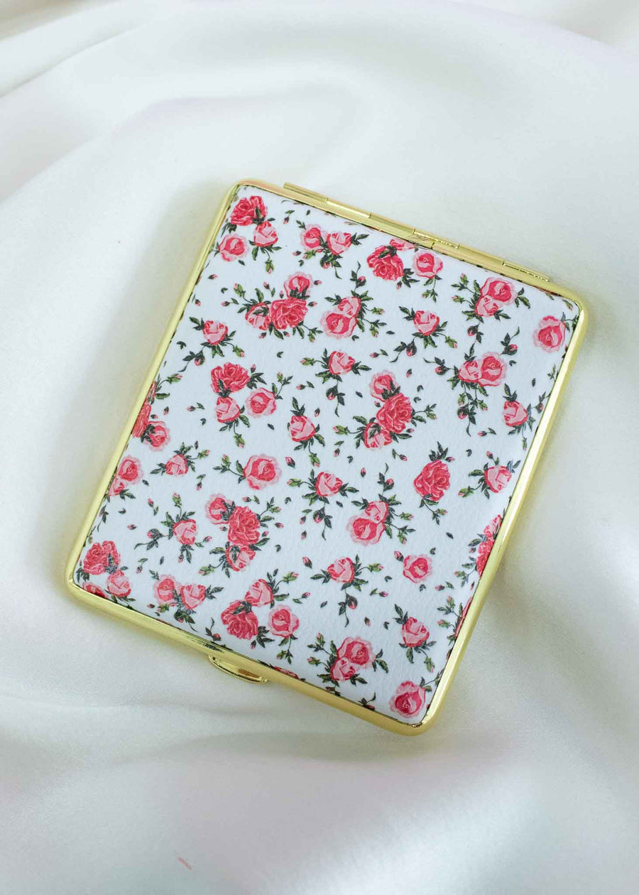 canna style  coquette white joint case with pink rosettes bliss shop chicago