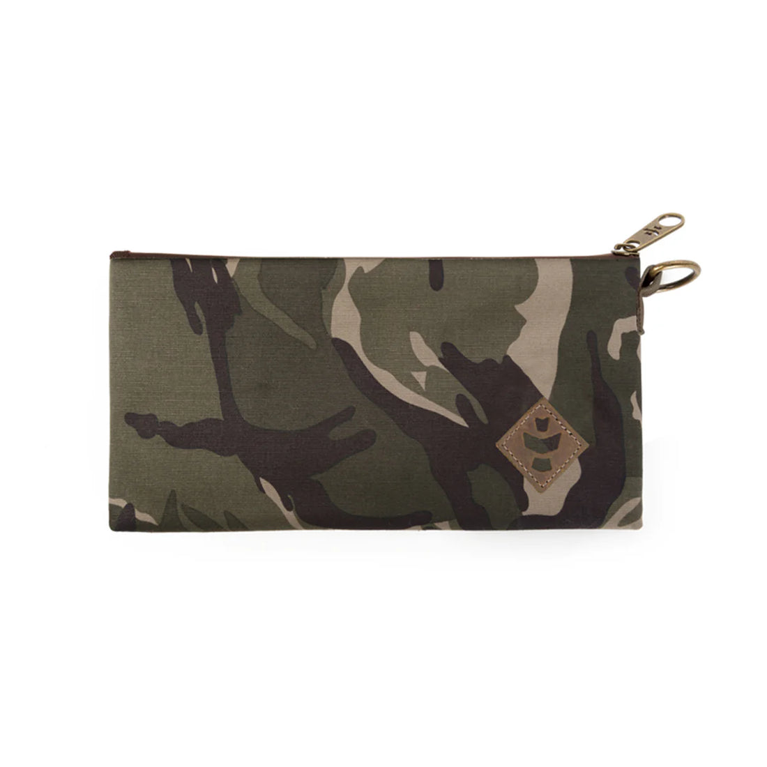 revelry the broker in camo brown smell and water proof bag bliss shop chicago