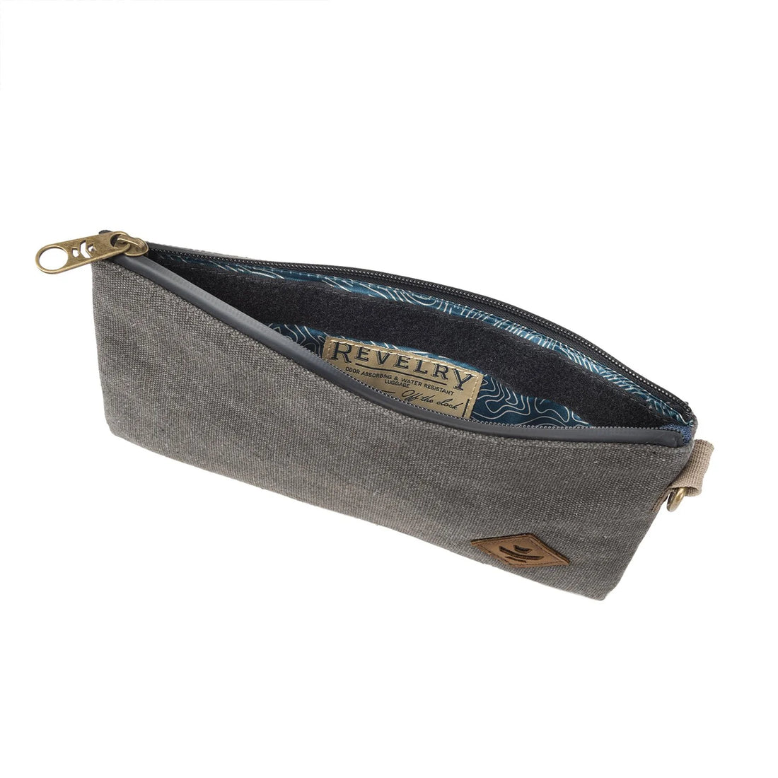 revelry the broker in ash gray smell proof bag bliss shop chicago