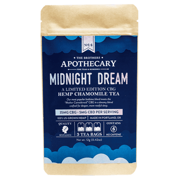 the brothers apothecary midnight dream cbg chamomile tea bliss shop chicago