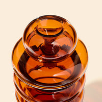 nwtn home bolla 3 piece gravity bong in baltic amber bliss shop chicago