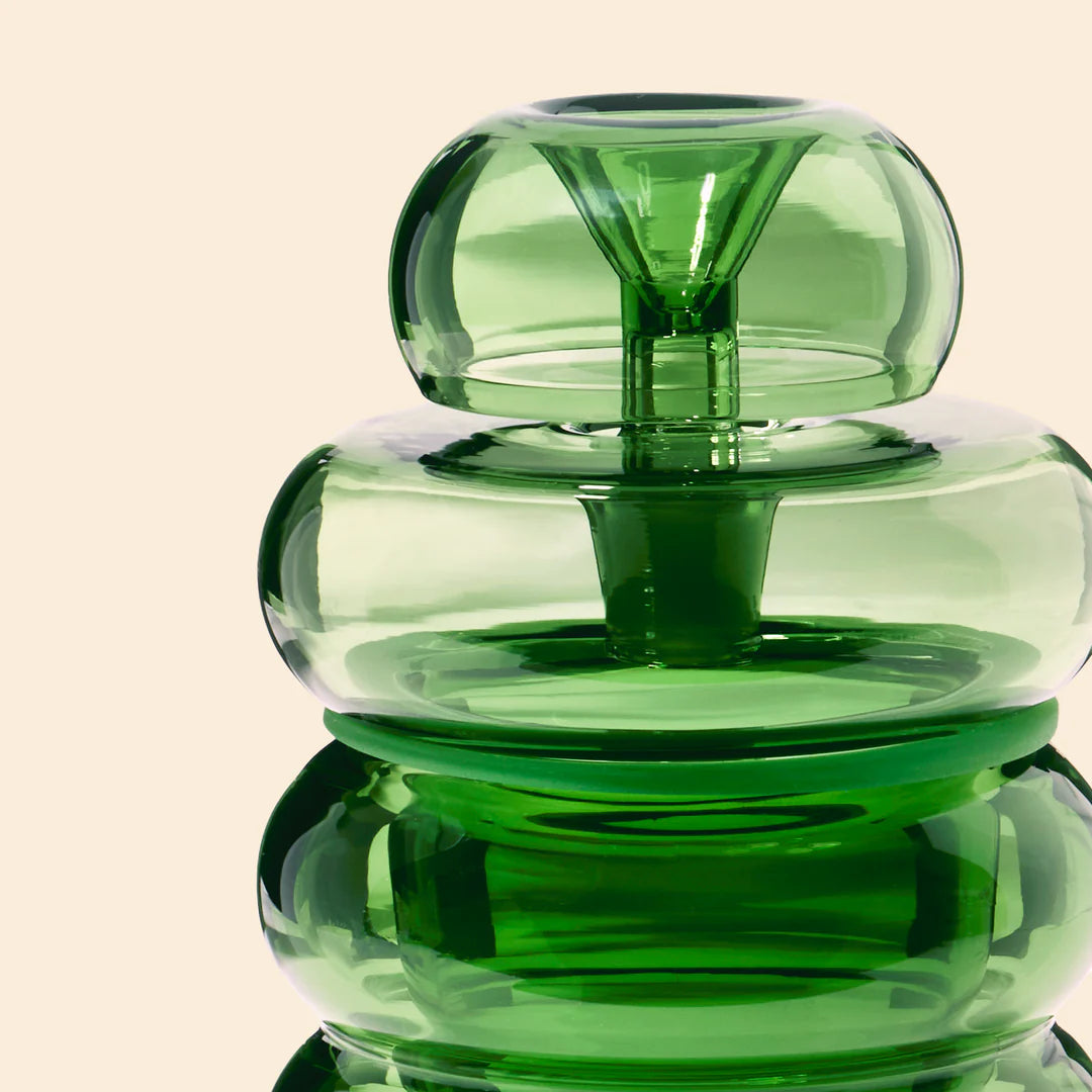 nwtn home bolla 3 piece gravity bong in emerald green bliss shop chicago